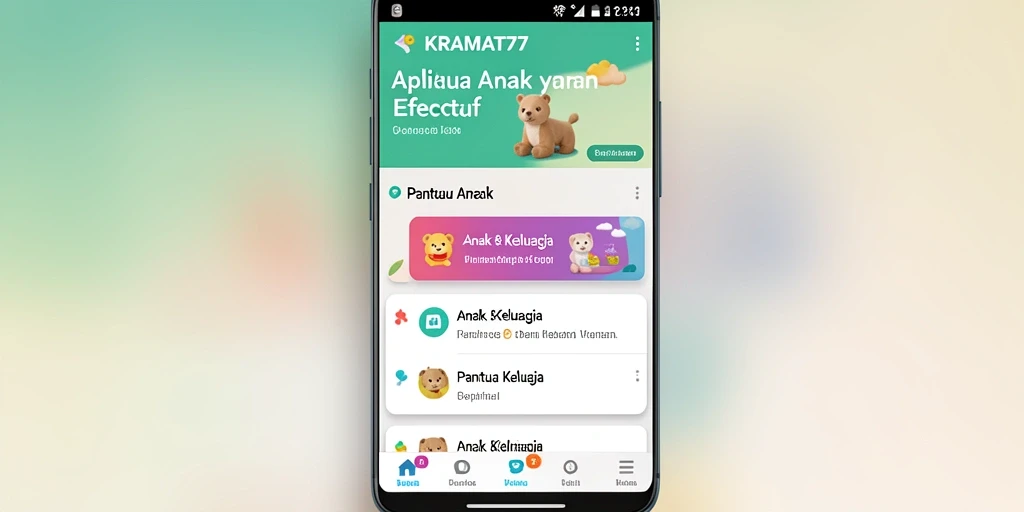Tampilan antarmuka aplikasi KRAMAT77 yang intuitif dan mudah digunakan.